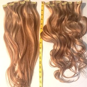 BELLAMI 20" Silk Seam Honey Comb Highlight Clip-in Externsions